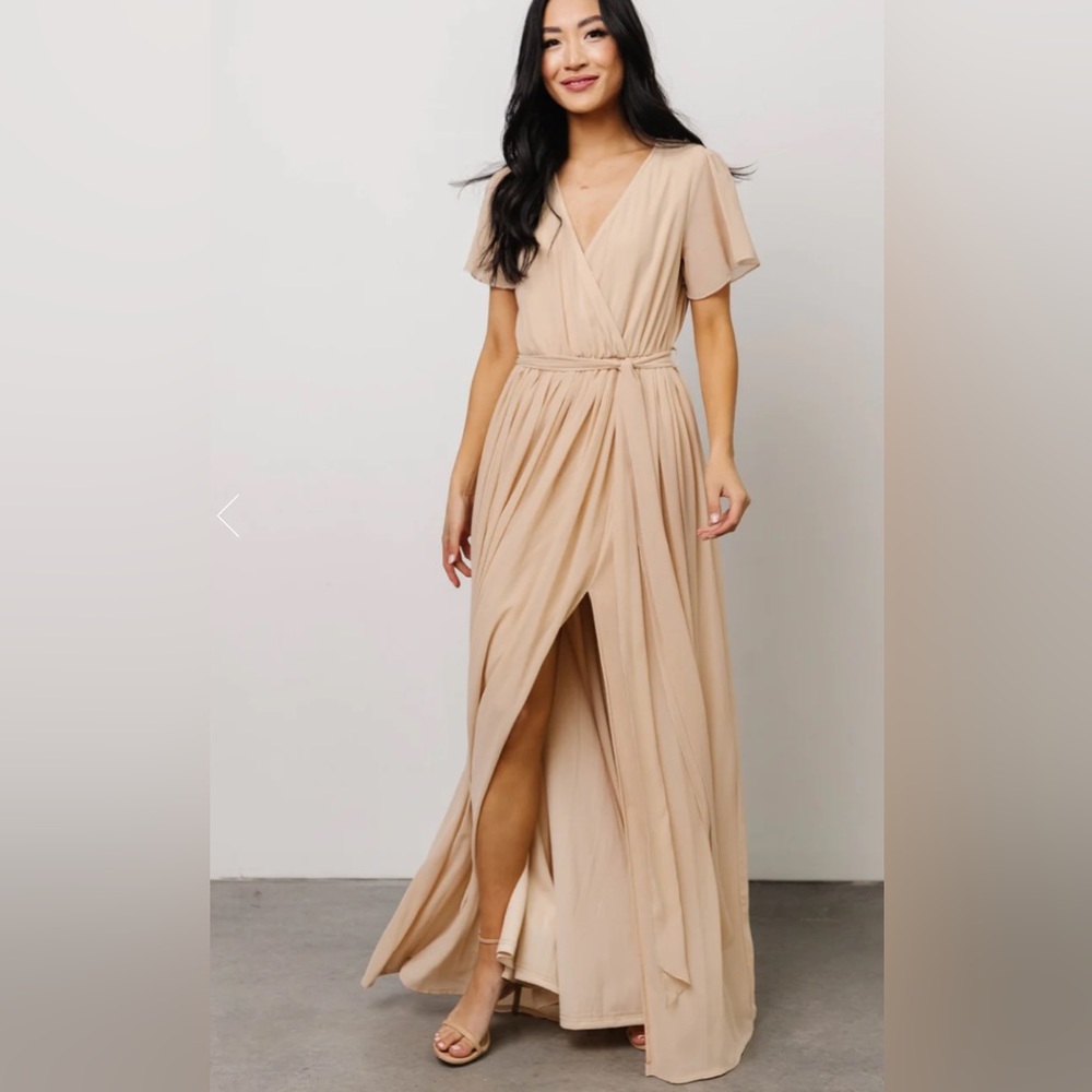 BALTIC BORN ; Kristina Maxi Dress ; Neutral